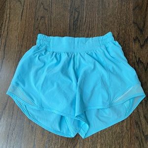 Hotty Hot Low Rise 4 inch - Cyan Blue, size 2